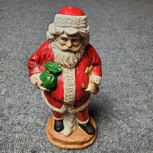 8" 1933 Style Vintage Ceramic Santa Claus Christmas Collectible Figurine